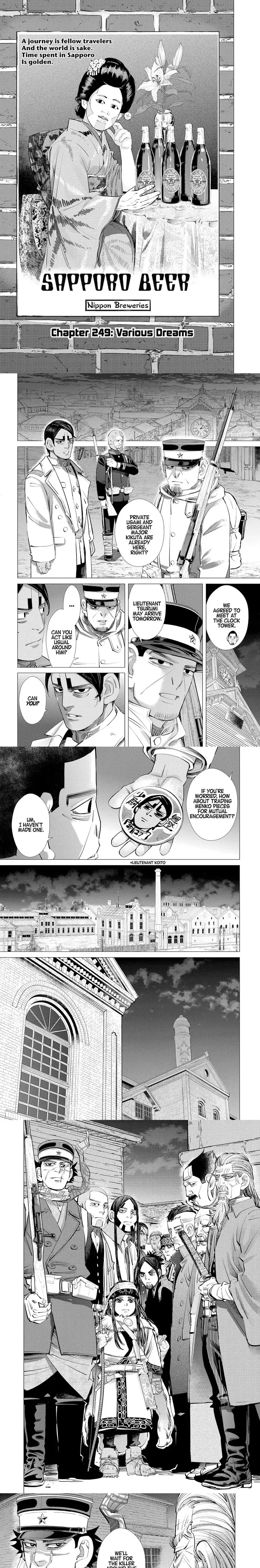 Golden Kamuy Chapter 249 image 1_optimized